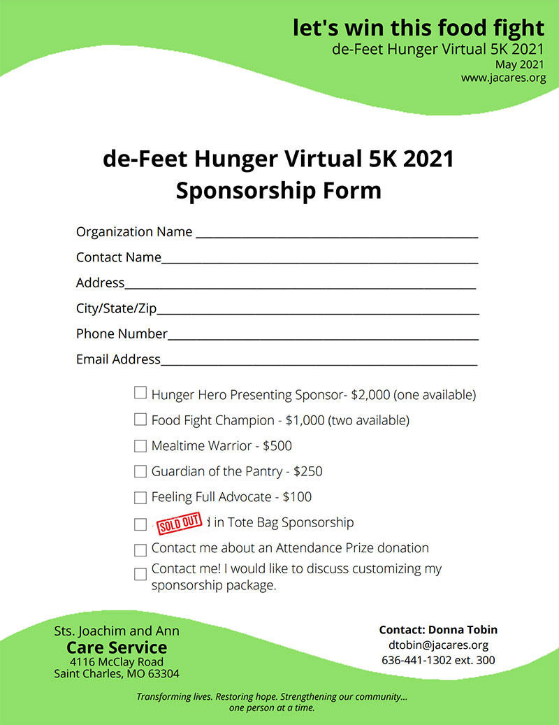 Sponsorship Form