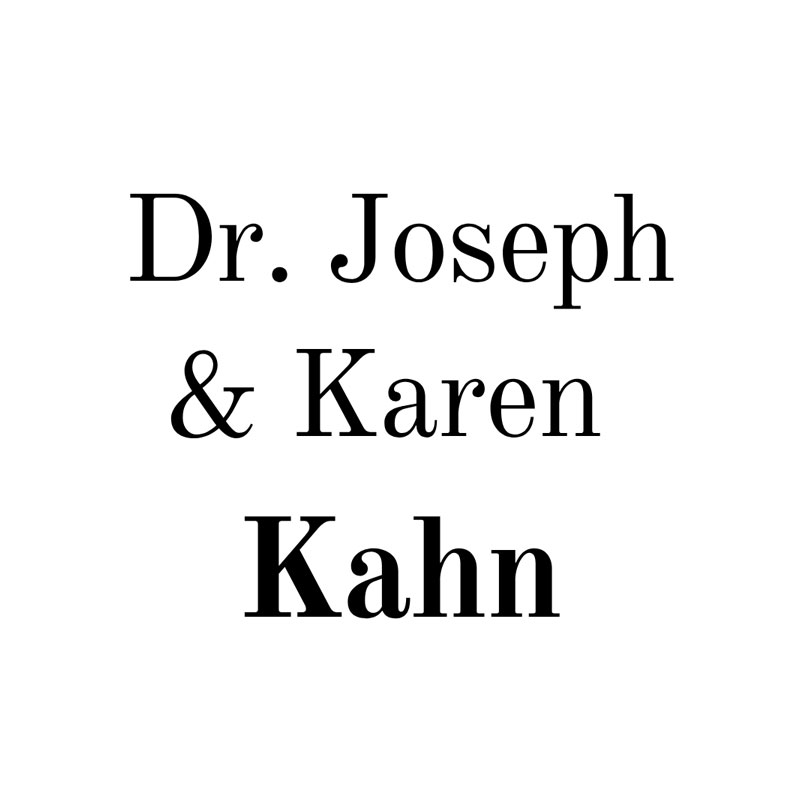 Sponsor Dr. Joseph ad Karen Kahn